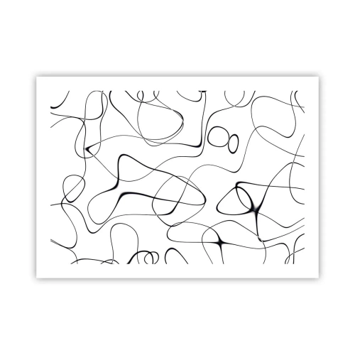 Affiche - Poster - Le chemin de la vie, les voies du hasard - 70x50 cm