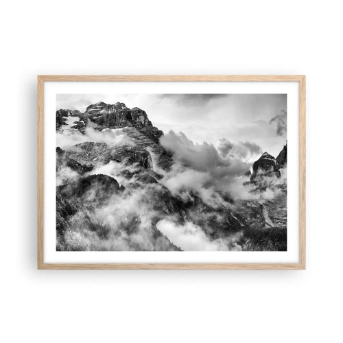 Affiche dans un chêne clair - Poster - Belle et cruelle - 70x50 cm