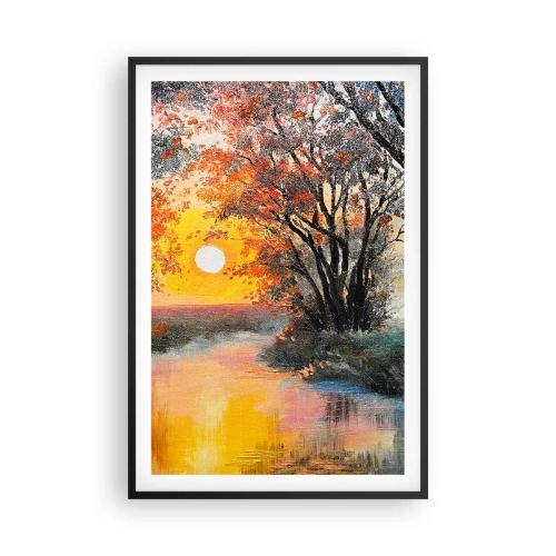 Affiche dans un cadre noir - Poster - Climats de printemps - 61x91 cm