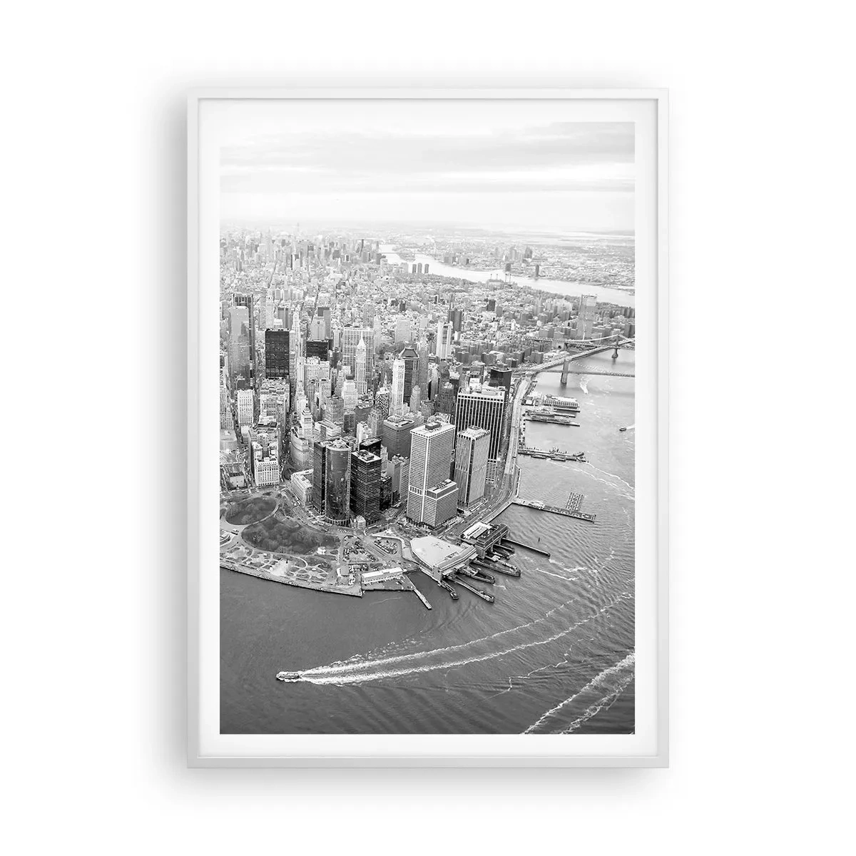 Affiche dans un cadre blanc - Poster - Comment ne pas aimer ? - 70x100 cm