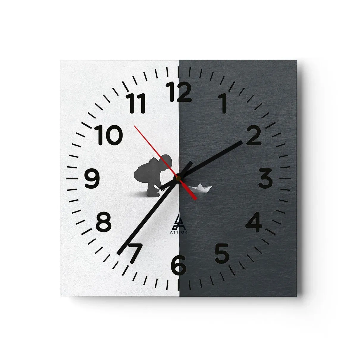 Horloge murale - Pendule murale - Grande expédition - 30x30 cm