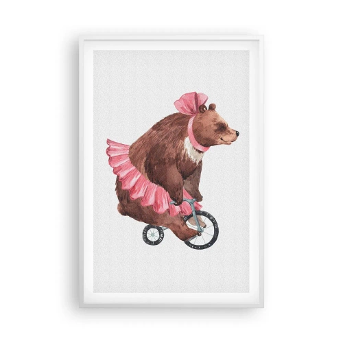 Affiche dans un cadre blanc - Poster - Quel cirque ! - 61x91 cm