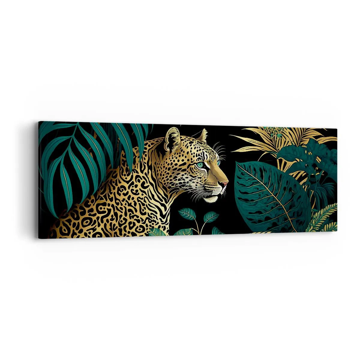 Impression sur toile - Image sur toile - Un hôte dans la jungle - 90x30 cm