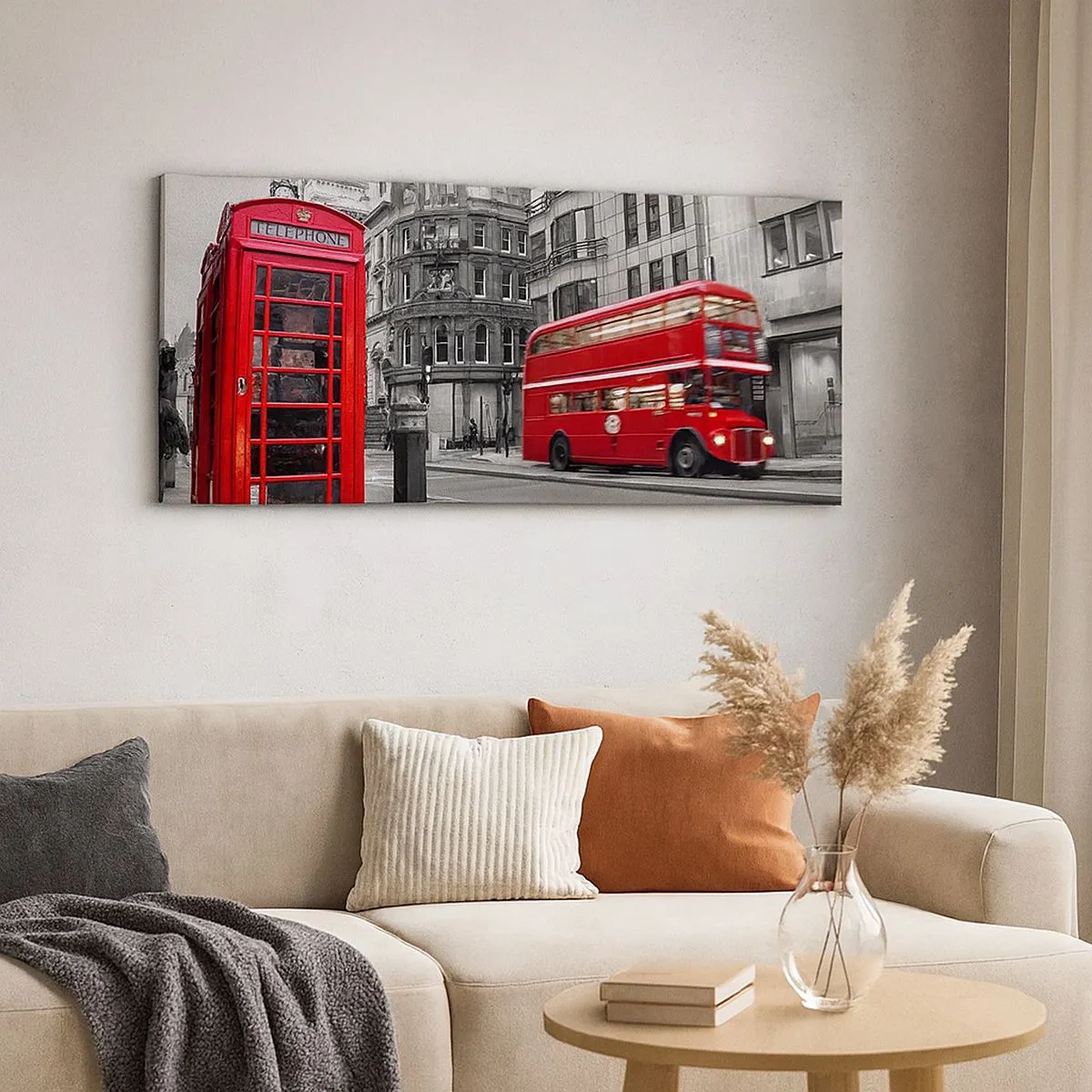 Impression sur toile - Image sur toile - Le plus rouge d'Europe - 100x40 cm