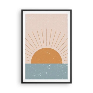 Affiche dans un cadre noir - Poster - Un miracle au quotidien - 61x91 cm