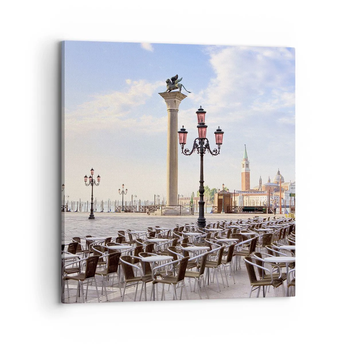 Impression sur toile - Image sur toile - Nous vous invitons, tout est prêt - 70x70 cm