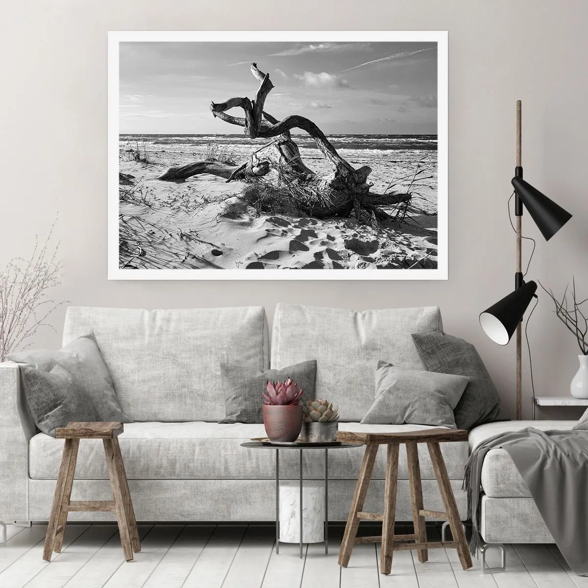 Affiche - Poster - Sculpture marine - 50x40 cm