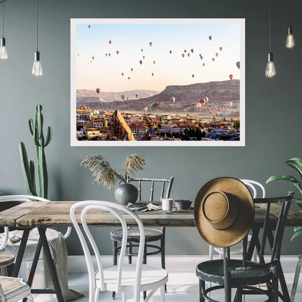 Affiche - Poster - Comme des navires dans le ciel - 70x50 cm