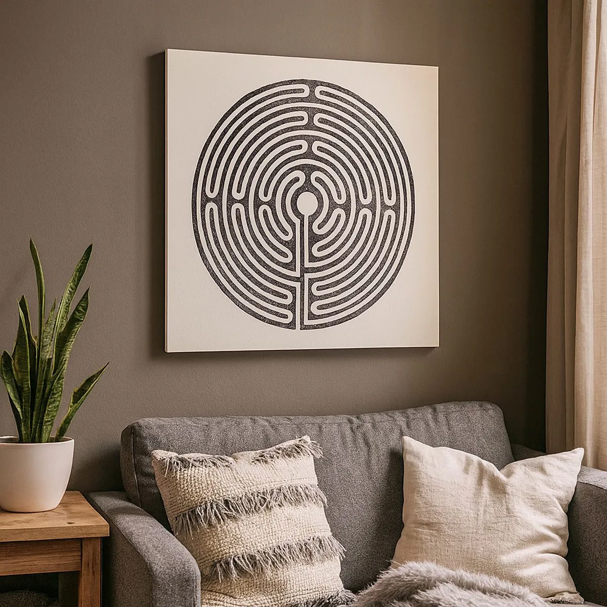 Impression sur toile - Image sur toile - Ordre mystérieux - 30x30 cm