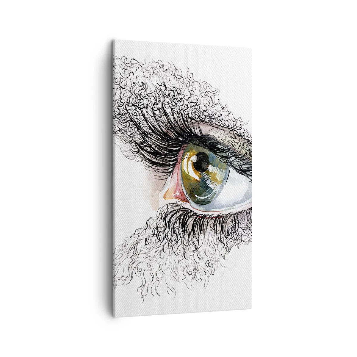 Impression sur toile - Image sur toile - Regarde droit dans l'âme - 45x80 cm