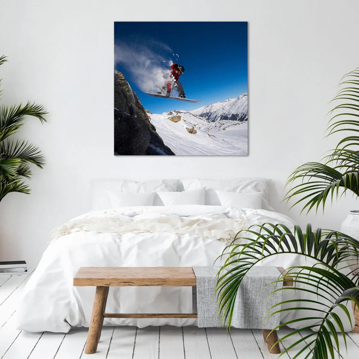 Impression sur toile - Image sur toile - Et tu es devenu une partie de l'espace - 40x40 cm