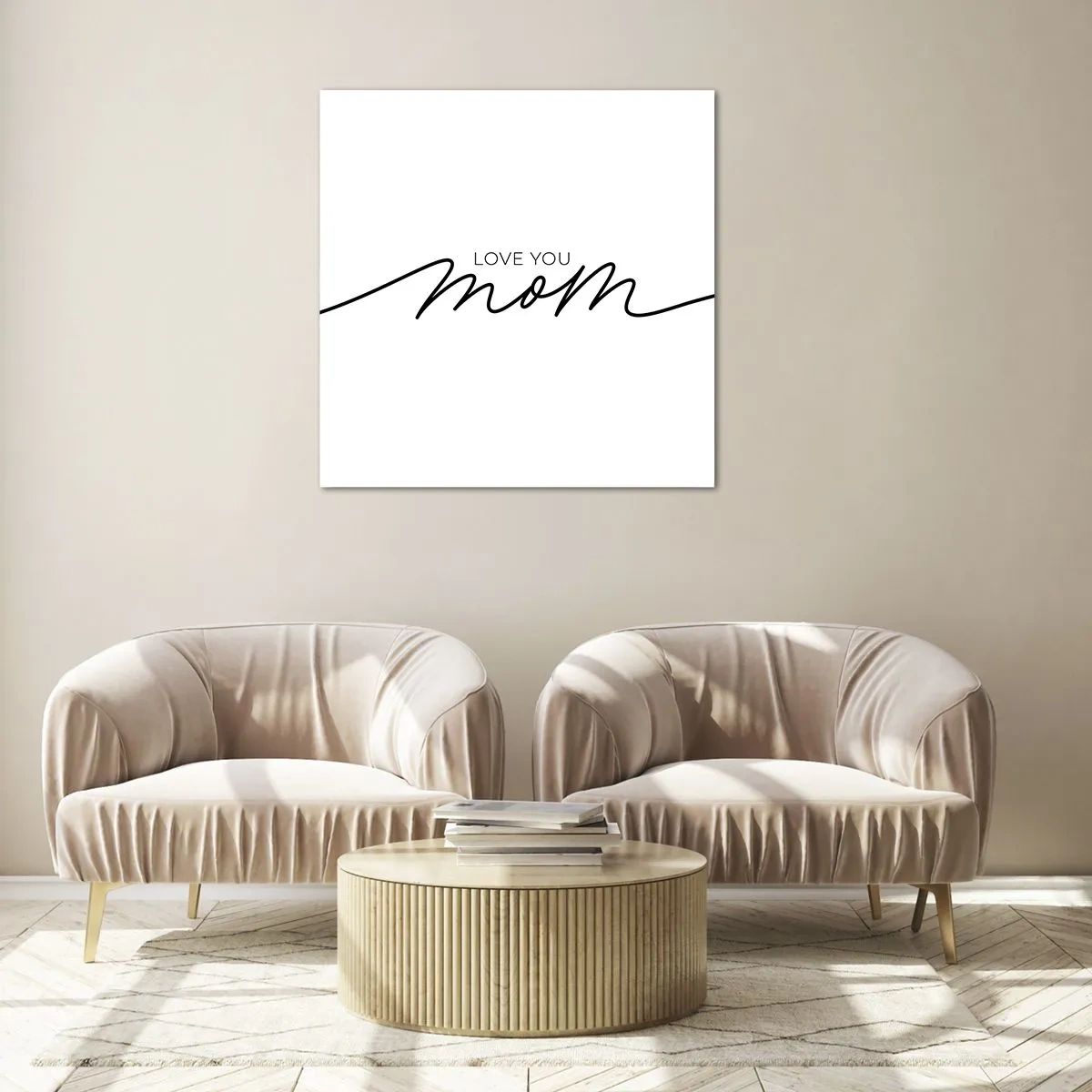 Impression sur verre - Image sur verre - Grand chamboulement - 70x70 cm