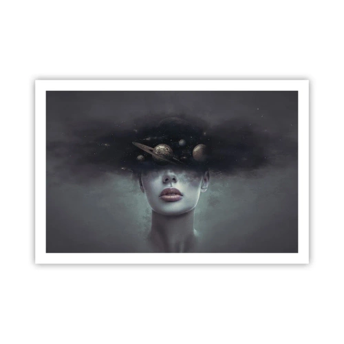 Affiche - Poster - Et les planètes deviennent folles... - 91x61 cm