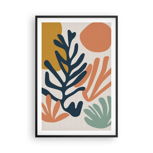 Affiche dans un cadre noir - Poster - Mers de corail - 61x91 cm