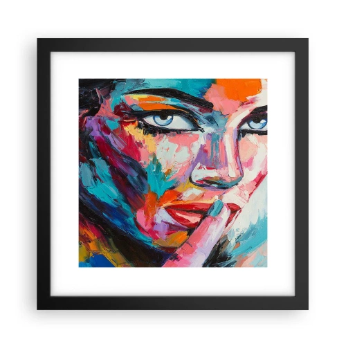 Affiche dans un cadre noir - Poster - Notre premier secret - 30x30 cm