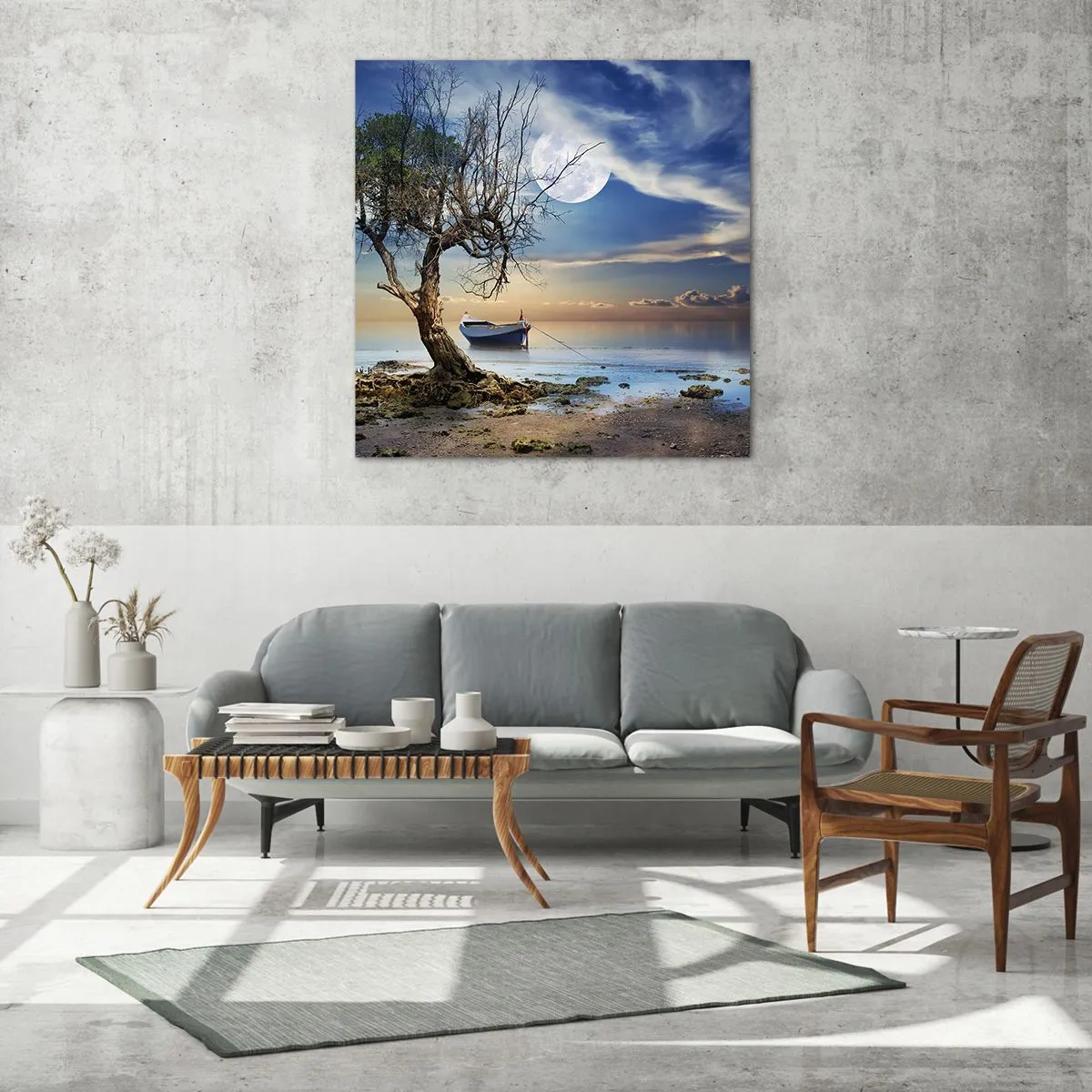Impression sur verre - Image sur verre - Est-ce la fin ou le début ? - 30x30 cm