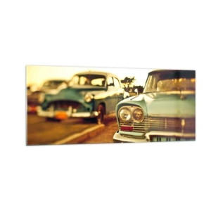 Impression sur verre - Image sur verre - Nous attendrons et verrons - 100x40 cm