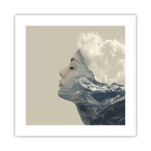 Affiche - Poster - La beauté des éléments - 40x40 cm