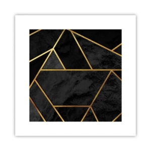 Affiche - Poster - Obscurité et éclat - 30x30 cm