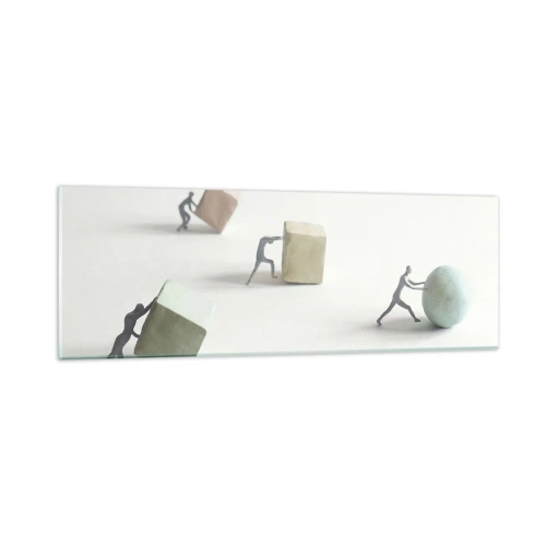 Impression sur verre - Image sur verre - Rien que la vie - 90x30 cm