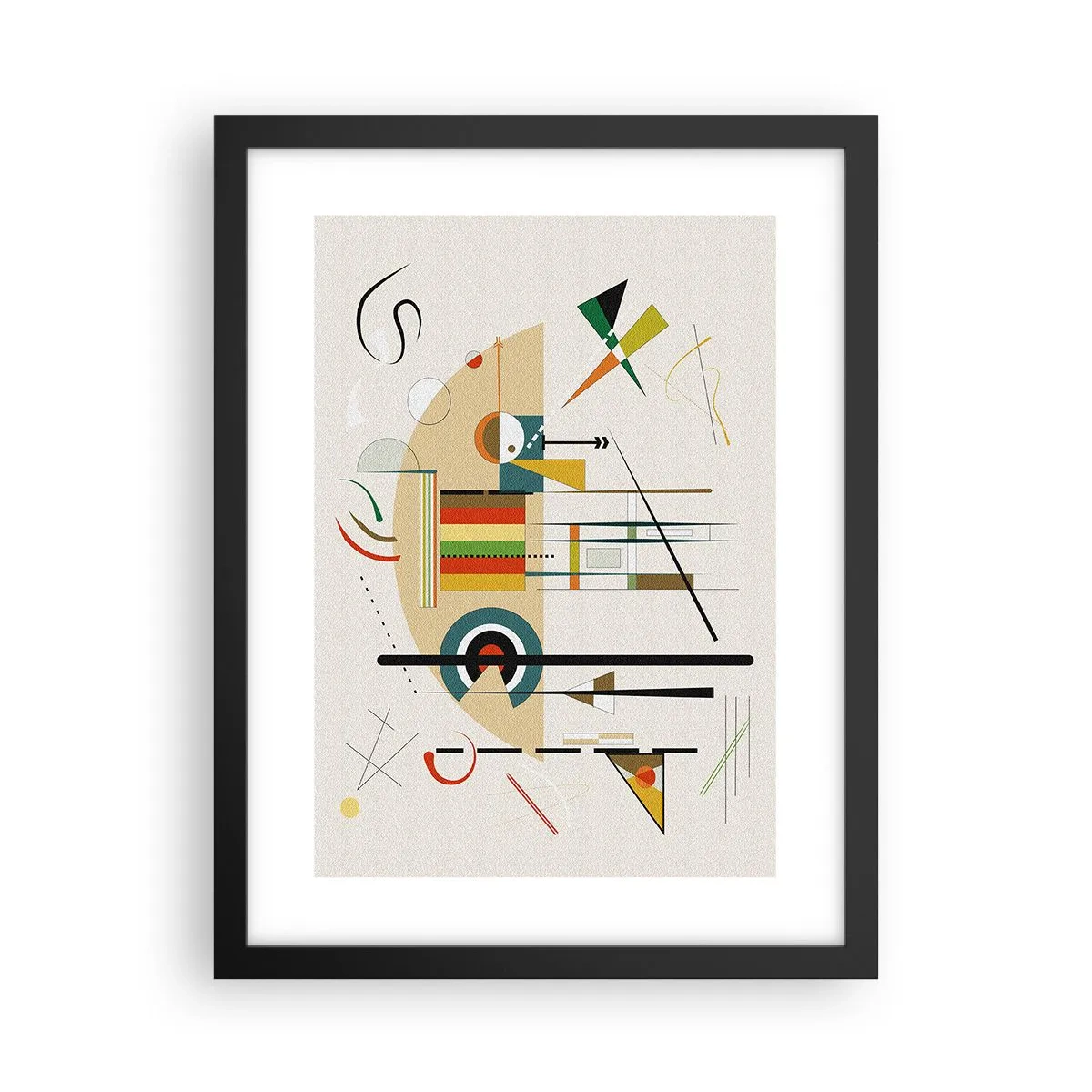 Affiche dans un cadre noir - Poster - Et le monde s’amuse - 30x40 cm