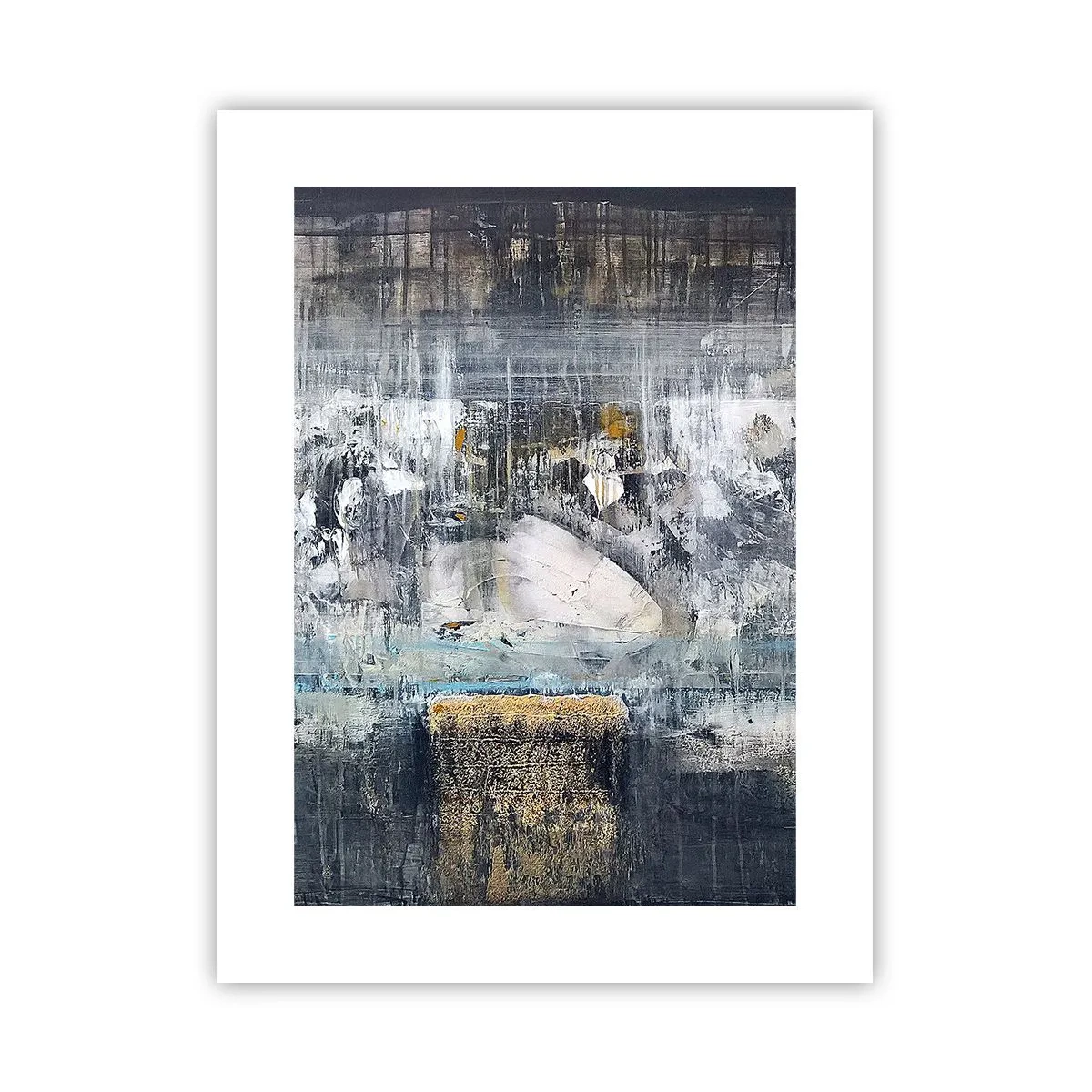 Affiche - Poster - Comme sur la glace, comme après décembre - 30x40 cm