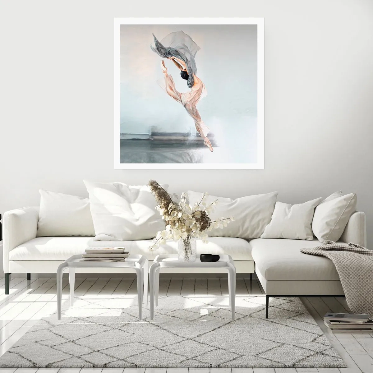 Affiche - Poster - Dans le ravissement de la danse - 30x30 cm