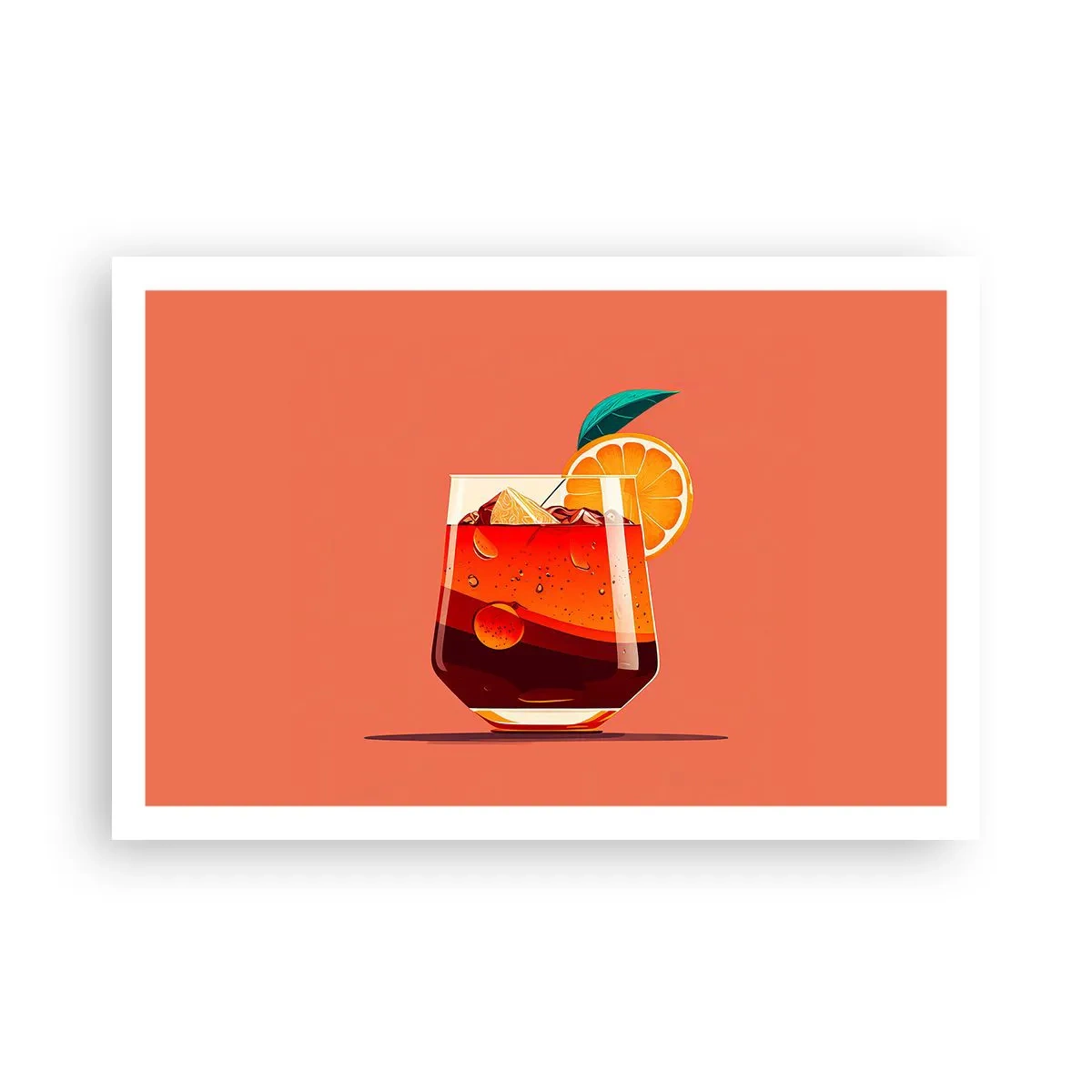 Affiche - Poster - Rafraîchissement d'été - 91x61 cm