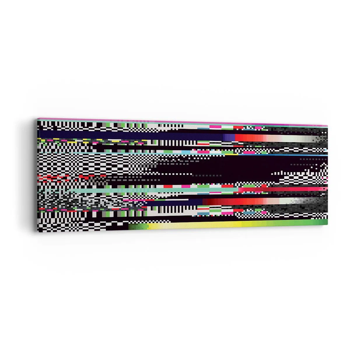 Impression sur toile - Image sur toile - L'image de contrôle de la réalité - 90x30 cm