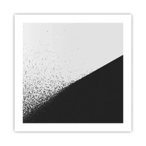 Affiche - Poster - De plus en plus vite, de plus en plus - 50x50 cm