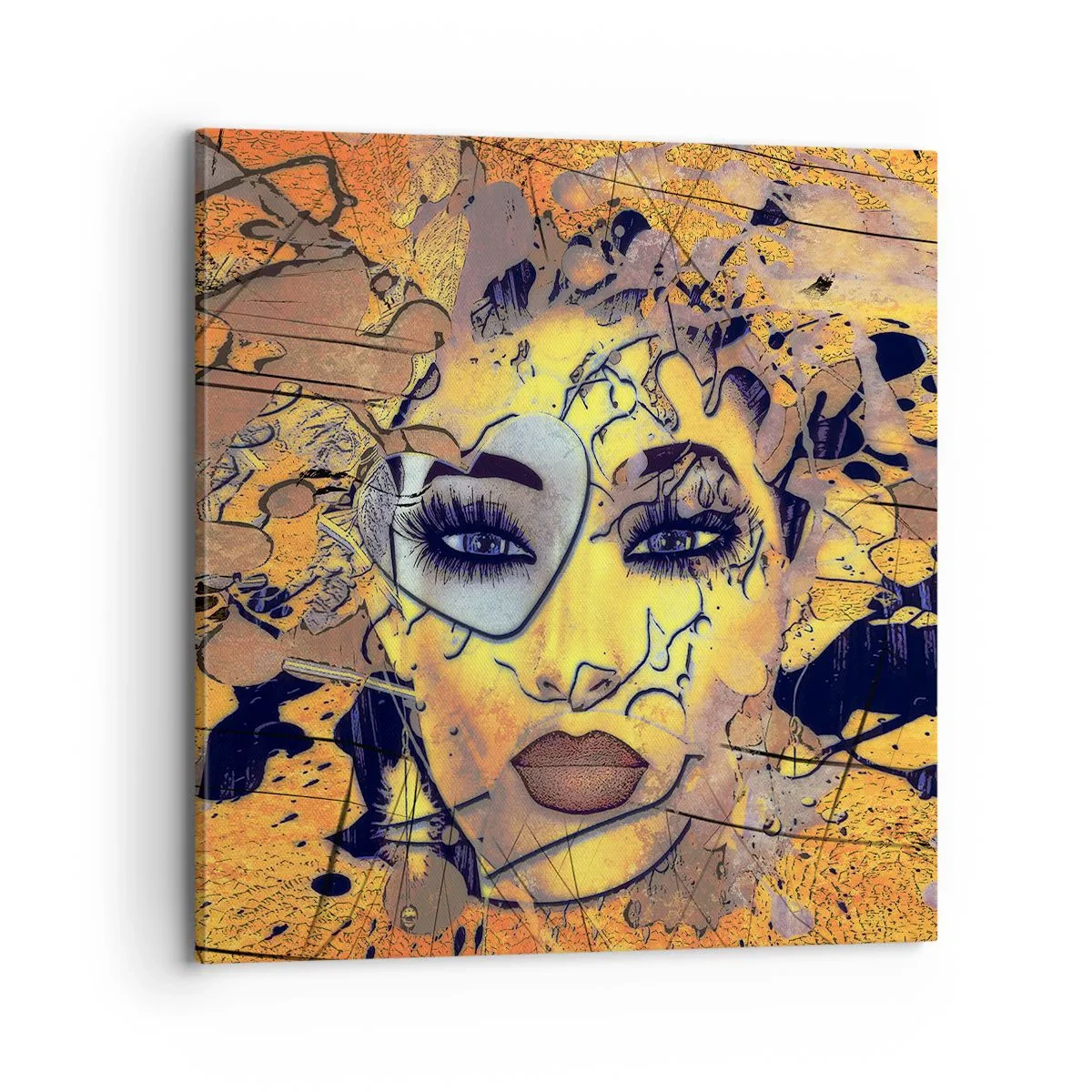 Impression sur toile - Image sur toile - Beauté ensoleillée - 70x70 cm