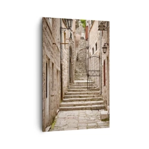 Impression sur toile - Image sur toile - Une vieille ruelle magique - 80x120 cm