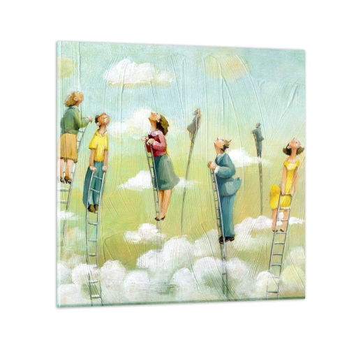 Impression sur verre - Image sur verre - Derrière ton rêve - 30x30 cm