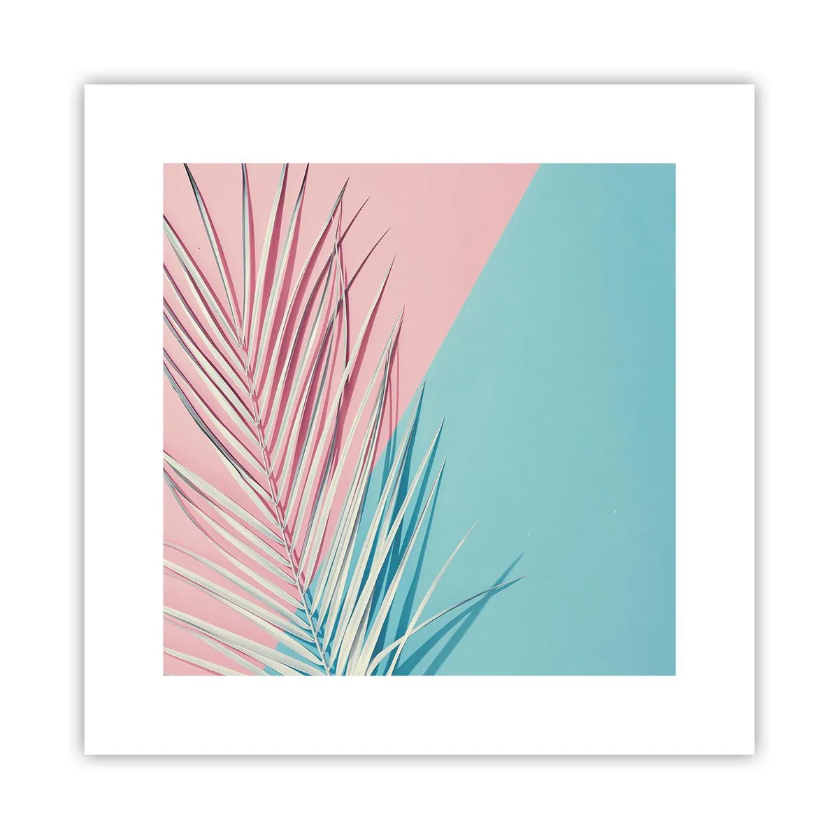 Affiche - Poster - Impression tropicale - 30x30 cm