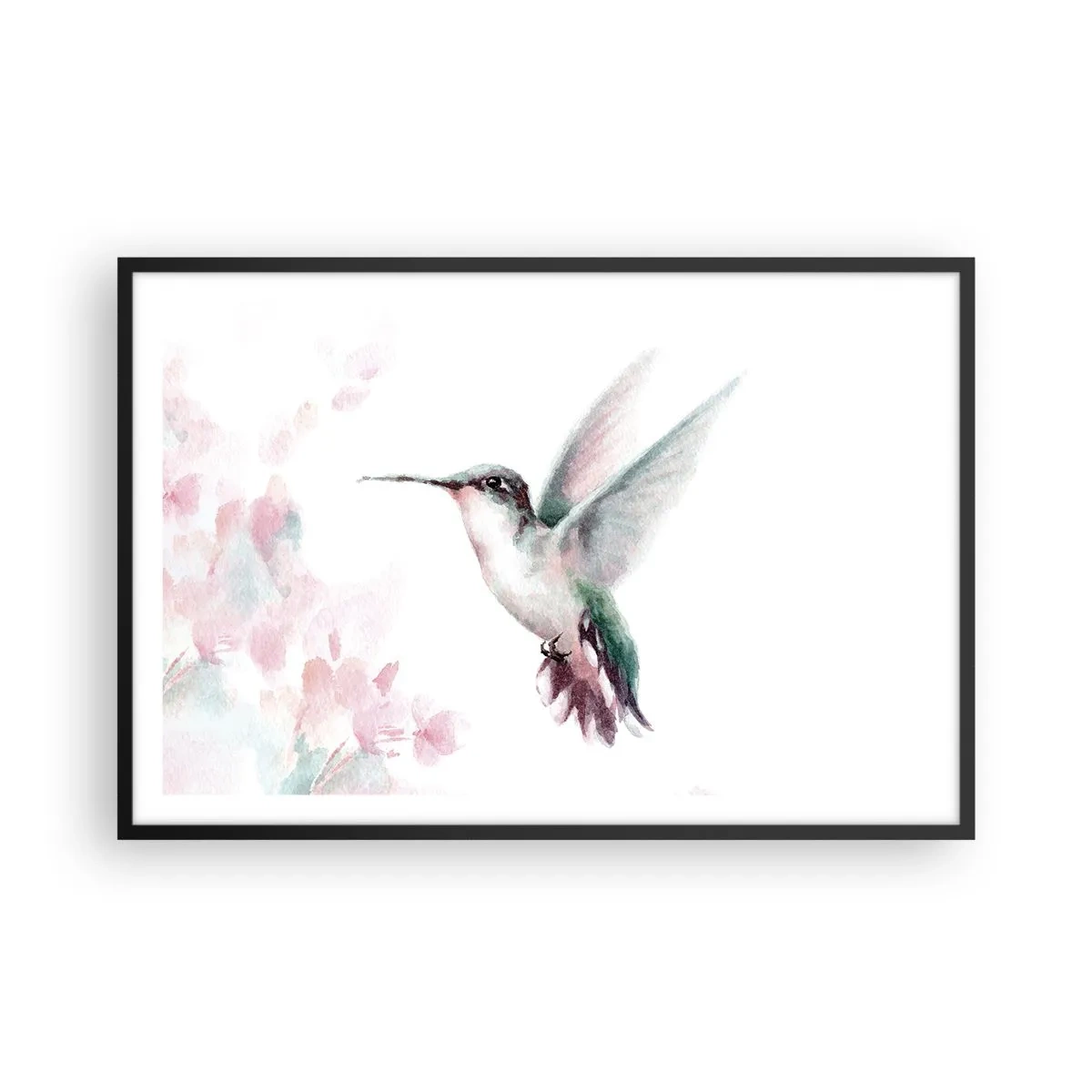 Affiche dans un cadre noir - Poster - Immortalisé dans un battement - 91x61 cm