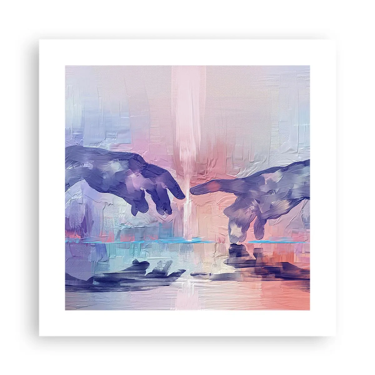 Affiche - Poster - Divine étincelle de vie - 40x40 cm