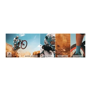 Échantillon De Papier Peint Standard Eco - Démon de la folie du vélo - Vélo, Vitesse, Compétitions sportives - 100x30 cm