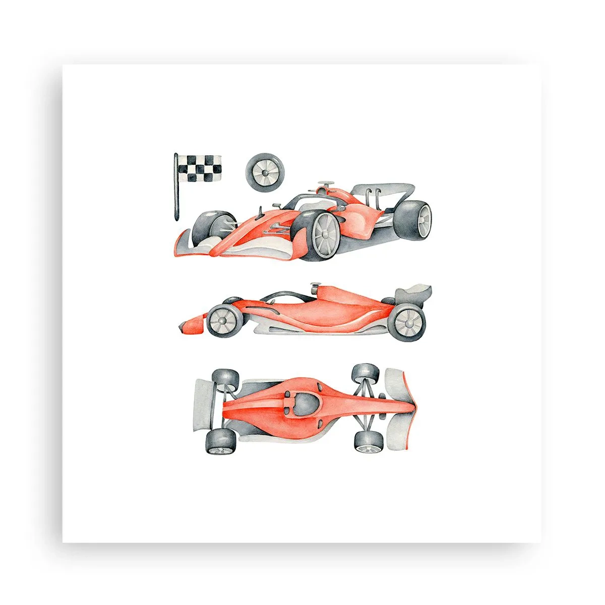 Affiche - Poster - poursuis ton rêve - 30x30 cm