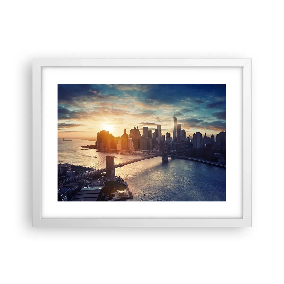 Affiche dans un cadre blanc - Poster - Monument de la culture occidentale - 40x30 cm