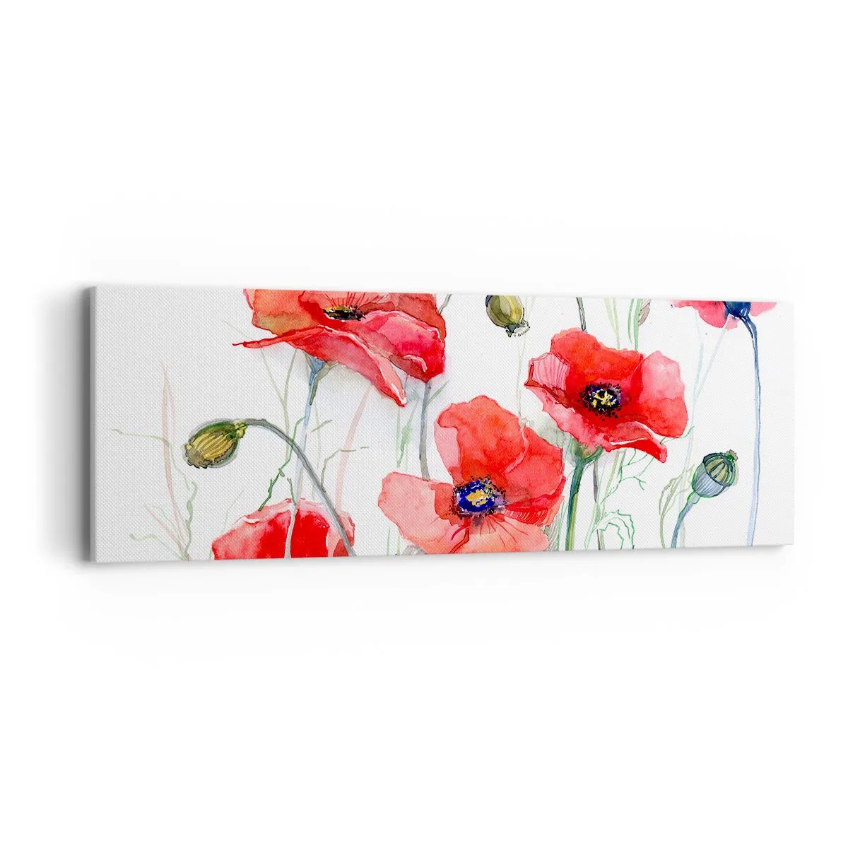 Impression sur toile - Image sur toile - Fleurs polonaises - 90x30 cm