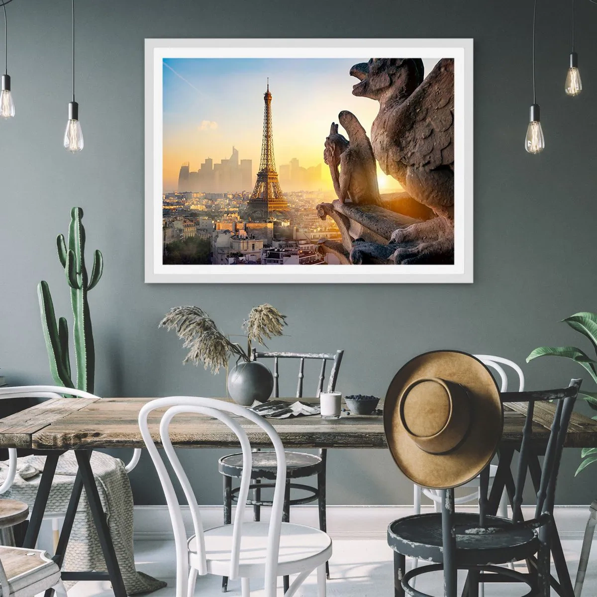 Affiche dans un cadre blanc - Poster - Tellement de choses ont changés... - 91x61 cm