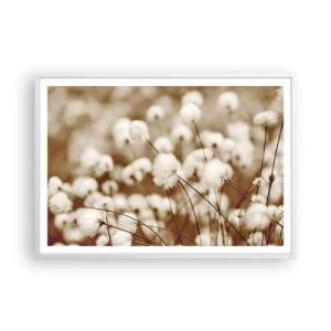 Affiche dans un cadre blanc - Poster - Tige moelleuse - 100x70 cm