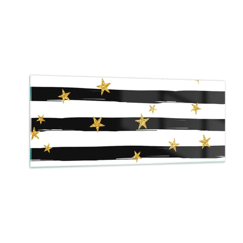 Impression sur verre - Image sur verre - Nous sommes tous nés sous une bonne étoile - 100x40 cm