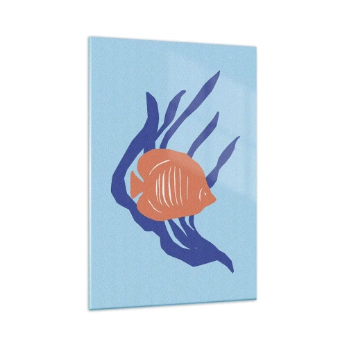 Impression sur verre - Image sur verre - Habitant des eaux coralliennes - 80x120 cm