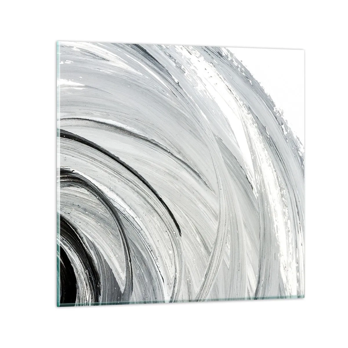 Impression sur verre - Image sur verre - Composition orbitale - 40x40 cm