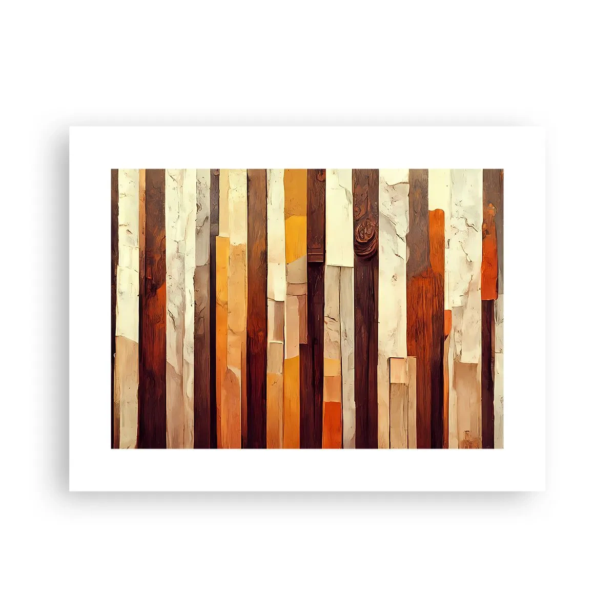 Affiche - Poster - Hymne des arbres forestiers - 40x30 cm