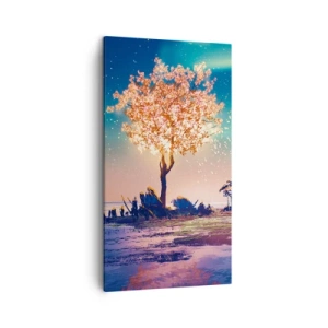 Impression sur toile - Image sur toile - La nature ne passe pas - 45x80 cm