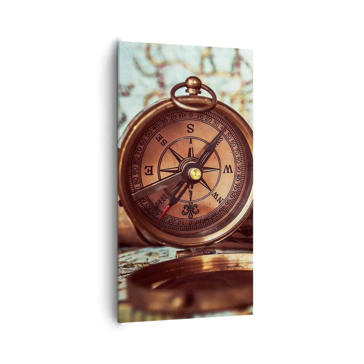 Impression sur toile - Image sur toile - Une aventure de pirates dans les Caraïbes vous attend - 65x120 cm