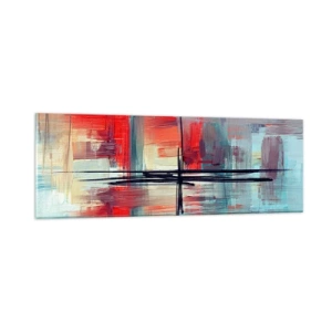 Impression sur verre - Image sur verre - Un paysage dans une dimension inconnue - 90x30 cm