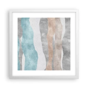 Affiche dans un cadre blanc - Poster - Une étude de proximité - 40x40 cm